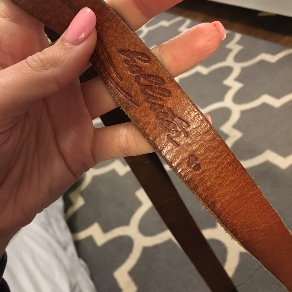 LEATHER HOLLISTER BELT